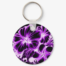 Hawaiian Flower Keychain keychain