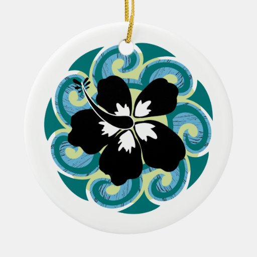 hawaiian flower christmas ornaments hawaiian flower christmas ornaments