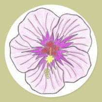 Hawaiian Flower sticker