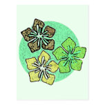 Hawaiian Flowers 3 Post Card