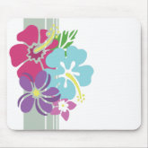 Hawaiian Flowers Mousepad mousepad