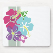 Hawaiian Flowers Mousepad