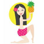 Hawaiian Girl Tshirts