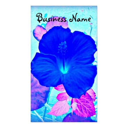 Hawaiian Hibiscus art business card