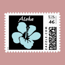 Hawaiian Hibiscus Flowers Aloha stamps