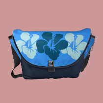 Hawaiian Hibiscus Flowers messenger bags