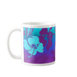 Hawaiian Hibiscus "Kona Blend" purple mug
