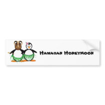 Hawaiian Honeymoon Bumper Sticker