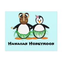 Hawaiian Honeymoon Postcard