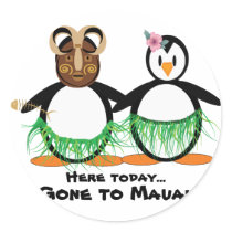 Hawaiian Honeymoon stickers