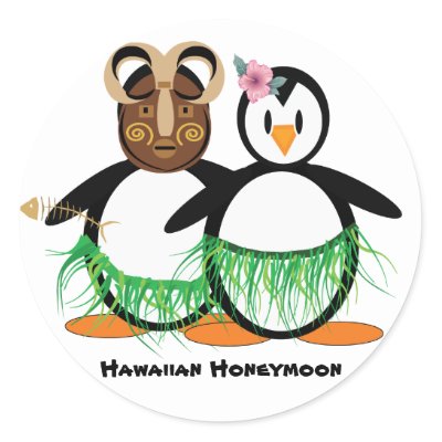 Hawaiian Honeymoon stickers
