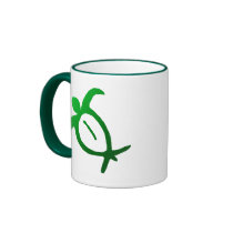 Hawaiian Honu Petroglyph - Mug