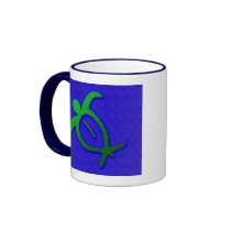 Hawaiian Honu Petroglyph Mug