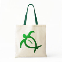Hawaiian Honu Petroglyph Totebag