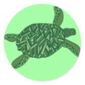 Hawaiian honu (sea turtle) stickers