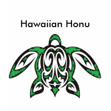 Hawaiian Honu Turtle Ladies T Shirt shirt