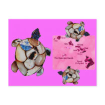 Hawaiian Honu Turtle postcard