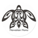 Hawaiian Honu Turtle Sticker by Hawaiian_Cards_Gifts Hawaiian Honu Turtle Sticker