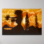 Hawaiian Hula Dancer Print