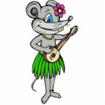Hawaiian Hula Mouse Acrylic Cut Out