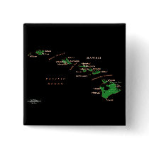 Hawaiian Islands Button