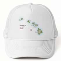 Hawaiian Islands Mesh Hats