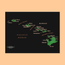 Hawaiian Islands Postcard
