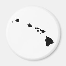 Hawaiian Islands Refrigerator Magnets