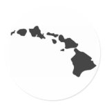 Hawaiian Islands sticker