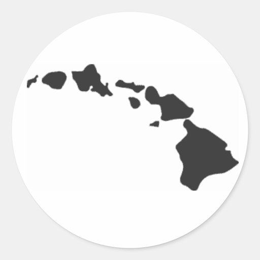 Hawaiian Islands sticker | Zazzle