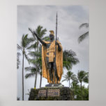 HAWAIIAN KING KAMEHAMEHA PRINT