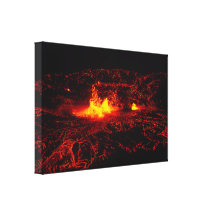 Hawaiian Lava Flow Stretched Canvas Prints