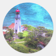 Hawaiian Lighthouse Sticker