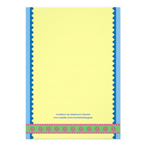Hawaiian Luau Bridal Shower Invitation