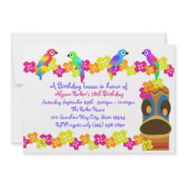 Hawaiian Luau Invitation