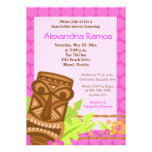 Hawaiian Luau Tiki 5x7 Bridal Shower Invite