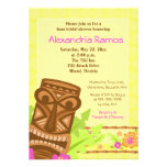 Hawaiian Luau Tiki 5x7 Bridal Shower Invite
