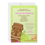 Hawaiian Luau Tiki 5x7 Bridal Shower Invite