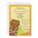 Hawaiian Luau Tiki 5x7 Bridal Shower Invite