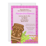 Hawaiian Luau Tiki 5x7 Bridal Shower Invite