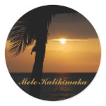 Hawaiian Mele Kalikimaka Christmas Sticker