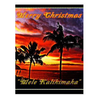 Hawaiian Christmas Postcards  Zazzle