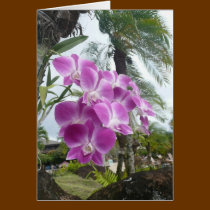 HAWAIIAN ORCHID - Blank Note Card cards