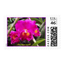 Hawaiian orchid postage