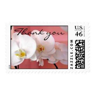 Hawaiian Orchid Thank You Postage stamp
