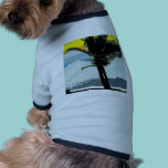 Hawaiian Palm and Sunset Abstract Art pet clothing