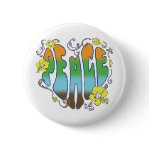 Hawaiian Peace Heart buttons