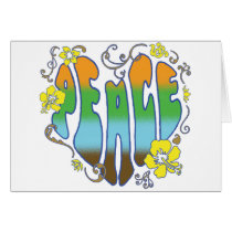 Hawaiian Peace Heart Greeting Card