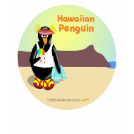 Hawaiian Penguin Spaghetti Strap Shirt shirt