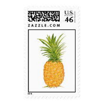 Hawaiian Pineapple Postage Stamp